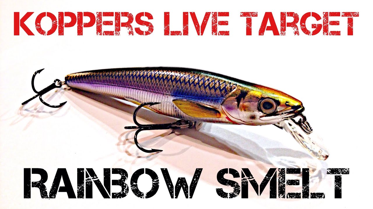 Lure Review- Koppers Live Target Rainbow Smelt 