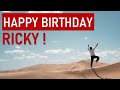 Happy Birthday RICKY! Today is your day!