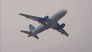 🌐🌐🌐United Airlines Airbus A319-131 New Livery N806UA UA2428 EWR-DTW 🌐🌐🌐
