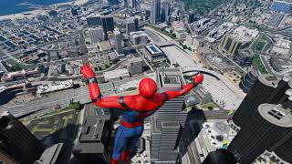 GTA 5 IRON SPIDERMAN Ragdolls Compilation (Euphoria Physics Showcase) with GTA Belt eps.2