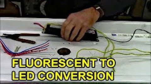 Rewire Fluorescent to Led Lights - Using Double-Ended Tubes