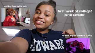 lost files: first week of college vlog (spring semester) | howard university