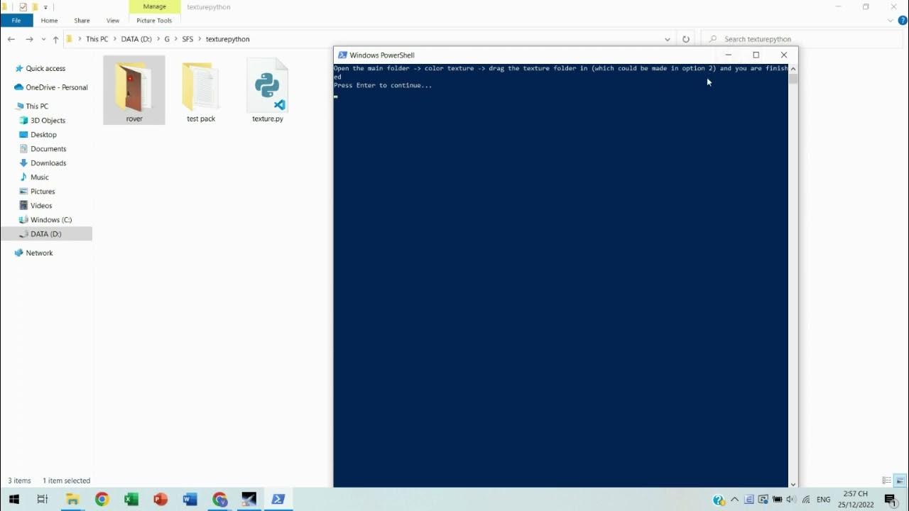 How to make SFS texture pack with my python script - YouTube