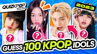 GUESS 100 KPOP IDOLS IN 3 SECONDS (EASY - HARD) 😋 | KPOP GAMES 2023 | KPOP QUIZ TRIVIA screenshot 3