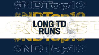 Long Touchdown Runs | #NDTop10 | Notre Dame Football