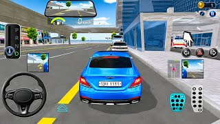 New Blue Mercedes G63 City Driving Test 🚘💙 & Bus Terminal Car Parking 🚍😱| 3D Driving Class Game 2026 screenshot 3