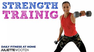 Strength Training #1 | 50 Min Full Body Workout | Fitness at Home | Juliette Wooten screenshot 1