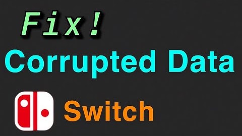 Nintendo Switch How to Fix Corrupted DATA and Delete it NEW!