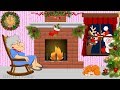 Прикольная видео открытка С Рождеством! Merry christmas funny video greeting.