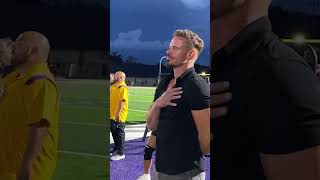 Justin Waller Visits His Old Highschool