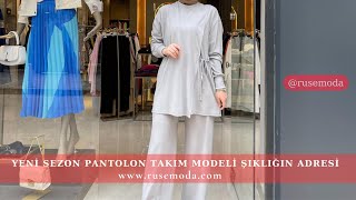 Pantolonlu Takım Bekleyenler Tam Mevsimine Uygun 👌🏻 #tesettür #tiktok #trend #shortvideo #hijab