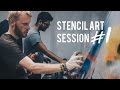 STENCIL ART SESSION No. 1 | TanelART & Crew