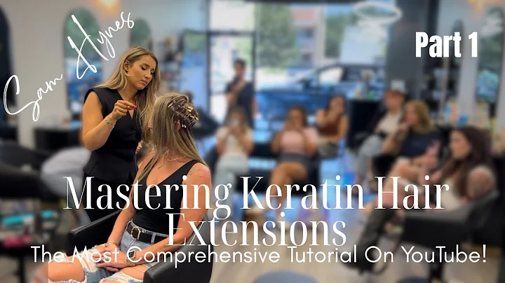 How To: Keratin Hair Extensions Application. Step By Step Tutorial PT1. #keratinhairextensions