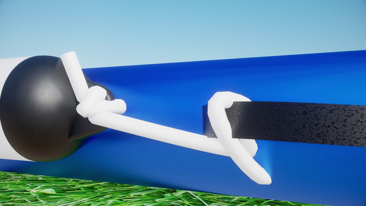 Skadr's Inflatable Boat Dock Instructional Video, Horizontal Fender set