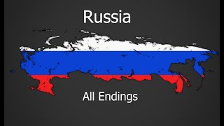 All Endings modern Russia/Все концовки современной России.