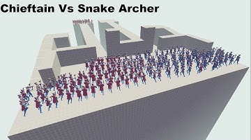 41v193 Chieftain Vs Snake Archer TABS | TOTALLY ACCURATE BATTLE SIMULATOR