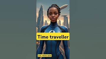 message From the Future | AI Girl in Space #youtubeshorts #ai #future #robot #life #2025