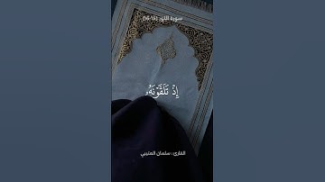 تلاوة من سورة النور | القارئ سلمان العتيبي 🤍🎧