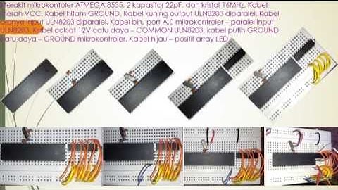 Part 31 Belajar Mikrokontroler ATMEGA + IC Driver 4A 50V ULN8203