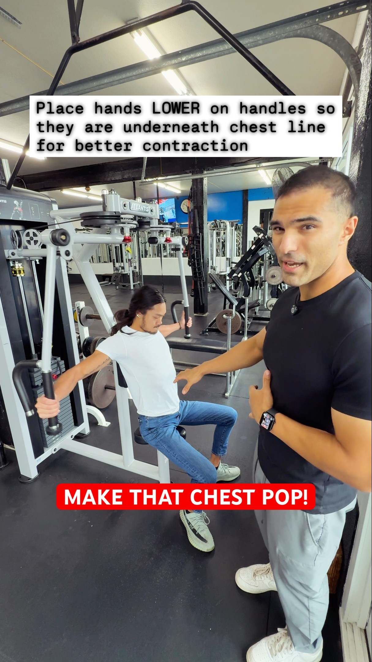 Seated Chest Fly for MAX Chest Contraction