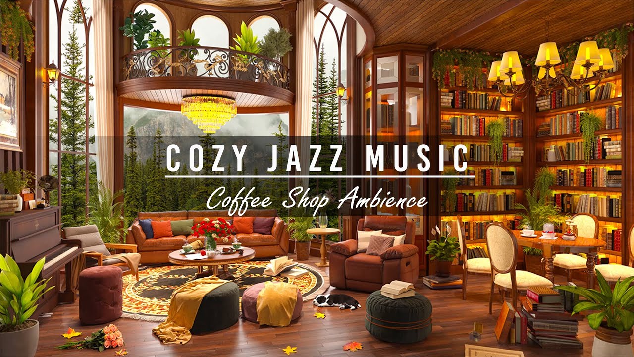 ⁣Relaxing Jazz Music for Stress Relief ☕ Cozy Coffee Shop Ambience - Soothing Jazz Instrumental Music
