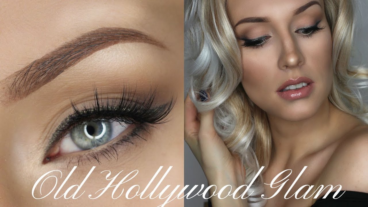 Old Hollywood Glam Makeup Tutorial - Lady GaGa 2016 Golden Globes - Lashes Love & Leather
