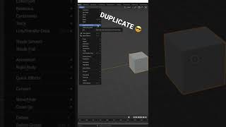 How to Duplicate in Blender 😎 #shorts