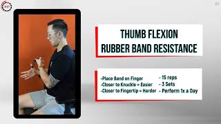 Gamer Exercise Series - Thumb Flexion Band