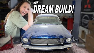 Surprising My Wife with Her DREAM BUILD! - Starting her Classic Ford Mustang Project