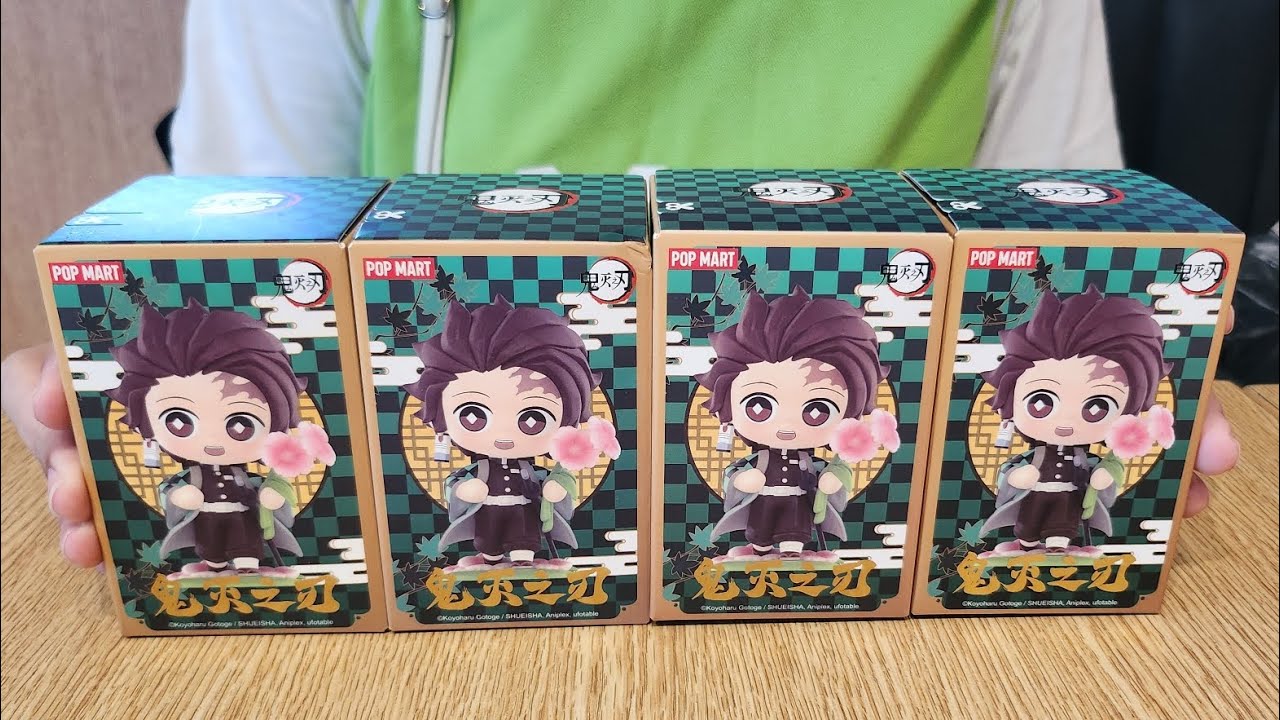 POPMART Demon Slayer unboxing!! Guess which one I get?!