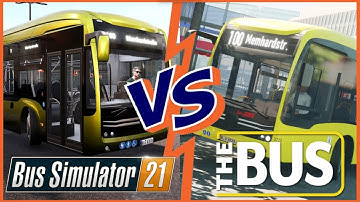 The Bus vs Bus Simulator 21 - Full Gameplay Comparison