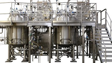 Biopharmaceutical Tank Installation Timelapse