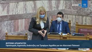 Απάντηση ΥφΑΑΤ, Φωτεινής Αραμπατζή σε Επίκαιρη για τη διαχείριση του πλοίου Elbeik (19/3/21)