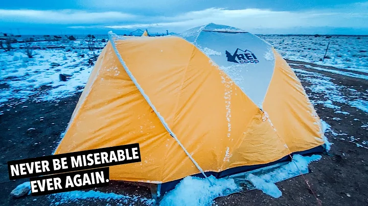 HOW TO CAMP IN THE COLD | Tent camping in cold weather