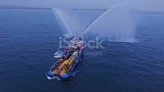 check the fire pump on ship
