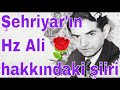 Şehriyar'ın Hz. Ali hakkındaki şiiri