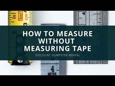 How to Measure Without Measuring Tape