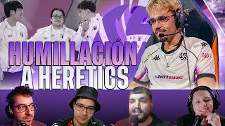 SHEO SE VENGA DE HERETICS 😵| POSTPARTIDO DE LA LEC