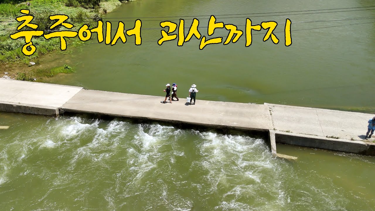 아름다운 곳에서 아름다운 물고기들을 투망으로 잡았습니다