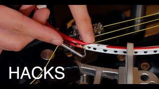 7 Timesaving Badminton Racket Stringing Hacks and Tips You Should Know