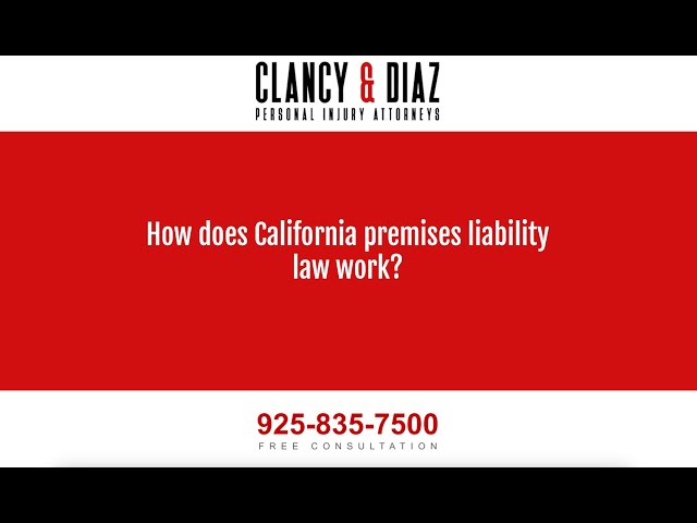 How Does California Premises Liability Law Work?
