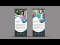 Design Corporate Roll Up Banner in Photoshop - Graphic Design Tutorial