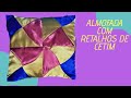 COMO FAZER ALMOFADA CATAVENTO COM CETIM Patchwork #Aula8