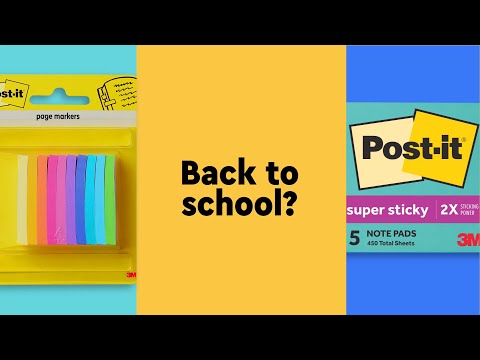 Elevate School Vibes with Post-it® Super Sticky Notes & More!