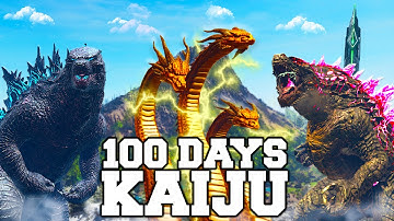 I Spent 100 Days in Kaiju ARK... Here