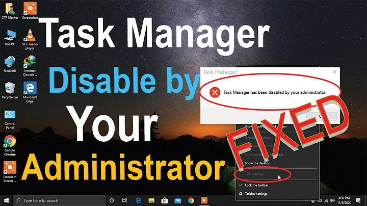 How to Fix Task Manager Disabled by Your Administrator