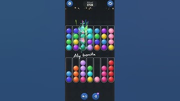 Ball sort puzzle level 3728 #resolución #nivel #puzzle #level #colors #gaming #gameplay