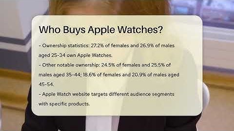 Who Buys Apple Watches? - Talking Tech Trends