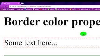 CSS/CSS3 Video Tutorial About CSS borders in Urdu for beginners | Part 2