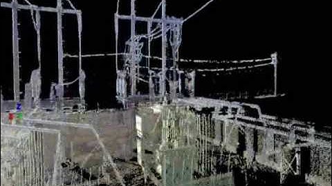 3D Laser Scan of an Electrical Substation